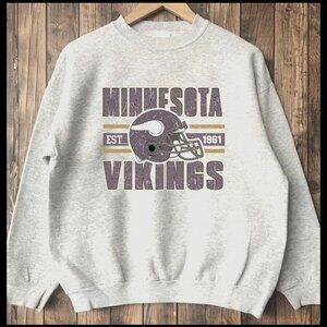 Vintage Minnesota Vikings Football Sweatshirt Minnesota Vikings Football Shirt